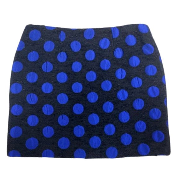 Suno Polka Dot Jacquard Mini Skirt 4 Wool Blend New - Picture 7 of 11